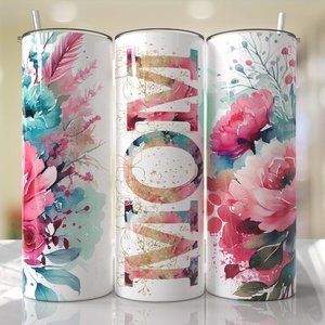 Mom 20oz Tumbler with‎ Straw